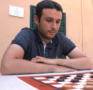 Dama inglese, inizia il Match Mondiale per il campione in carica Matteo Bernini