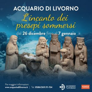 Befana all'Acquario, fino al 7 dicembre presepi sommersi