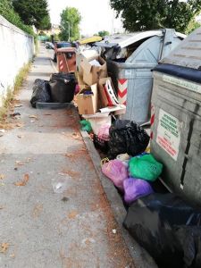 discarica incivile di via Orosi