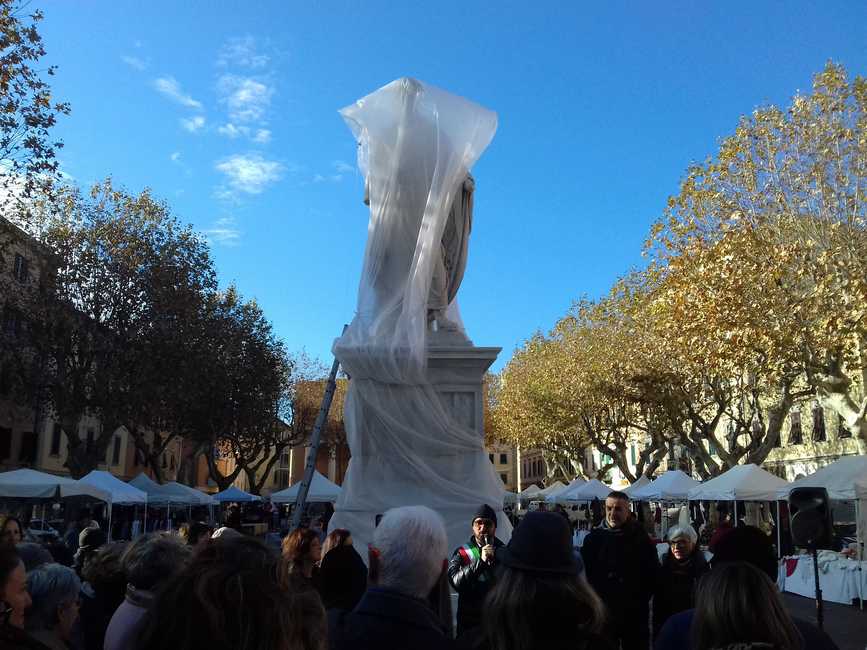 Inaugurato il monumento restaurato di Leopoldo II di Toscana (Video