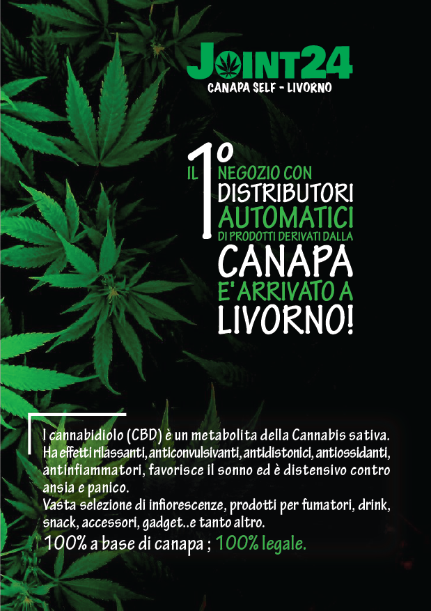 La canapa light legale sbarca a Livorno con un self-shop in via Marradi 101  - Livornopress - notizie livorno