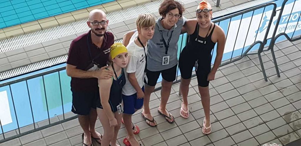 LivornoPress Campionati italiani Massarosa trofeo Mussi Gagliardo Gurrieri, Burattini e Bertini alla premiazione TDS Livorno