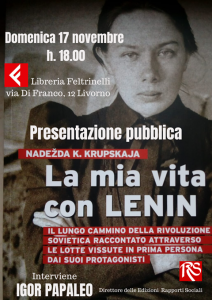 LivornoPress libro la mia vita con Lenin