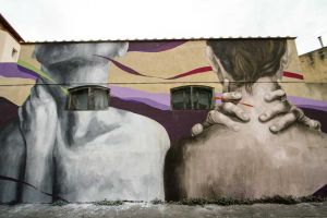 Livornopress Il murale di Ligama in via Pompilia