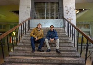 Simone Bacci e Filippo Girardi dei Giovani Democratici (PD)