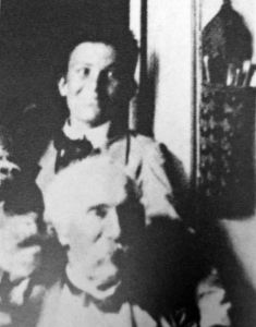 Amedeo Modigliani ragazzino sulle spalle del maestro Fattori