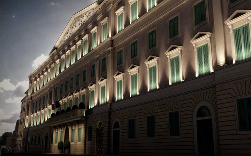 Tribunale Livorno - Rendering (notturna)