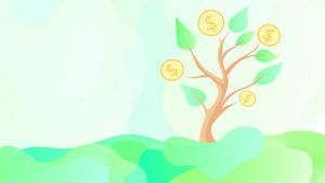 finanza verde albero soldi