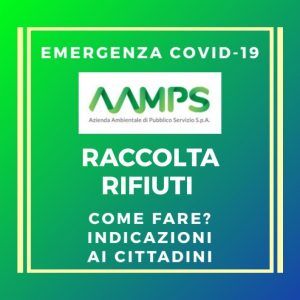 aamps raccolta rifiuti covid