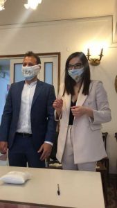 Malattie Infettive Livorno, fiori d’arancio per Giulia l’infermiera anti-Covid