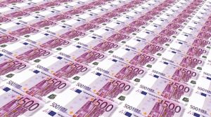 Euro 500 Euro 500 Money Glut Money Stack Currency