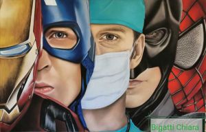Quadro medici supereroi