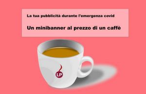 minibanner al prezzo di un caffè