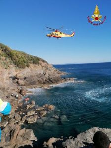 Romito: ragazzo soccorso con l'elicottero, il video del recupero