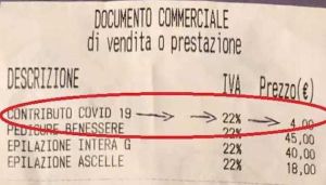 scontrini covid tax