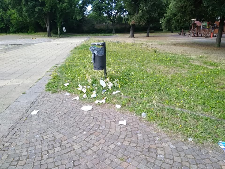 Inciviltà Una mattina al Parco Pertini
