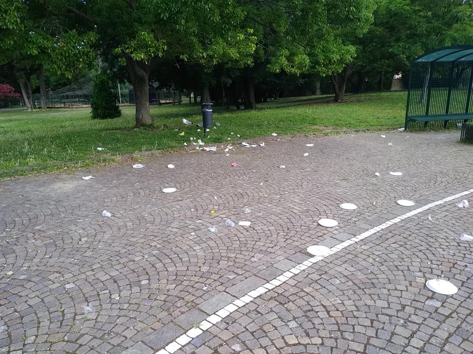Inciviltà Una mattina al Parco Pertini