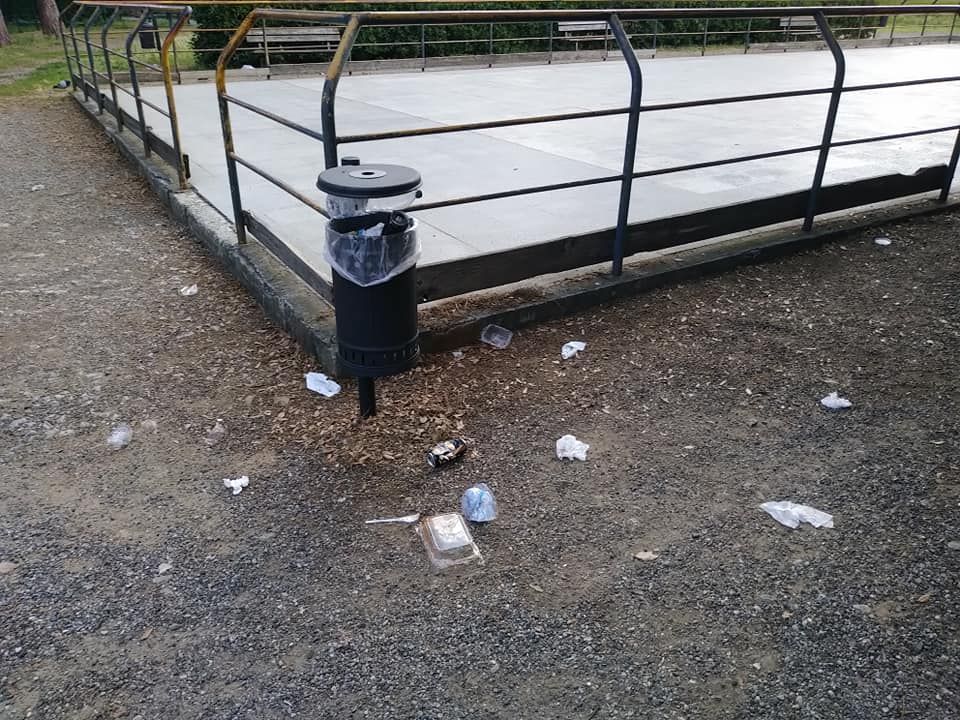 Inciviltà Una mattina al Parco Pertini