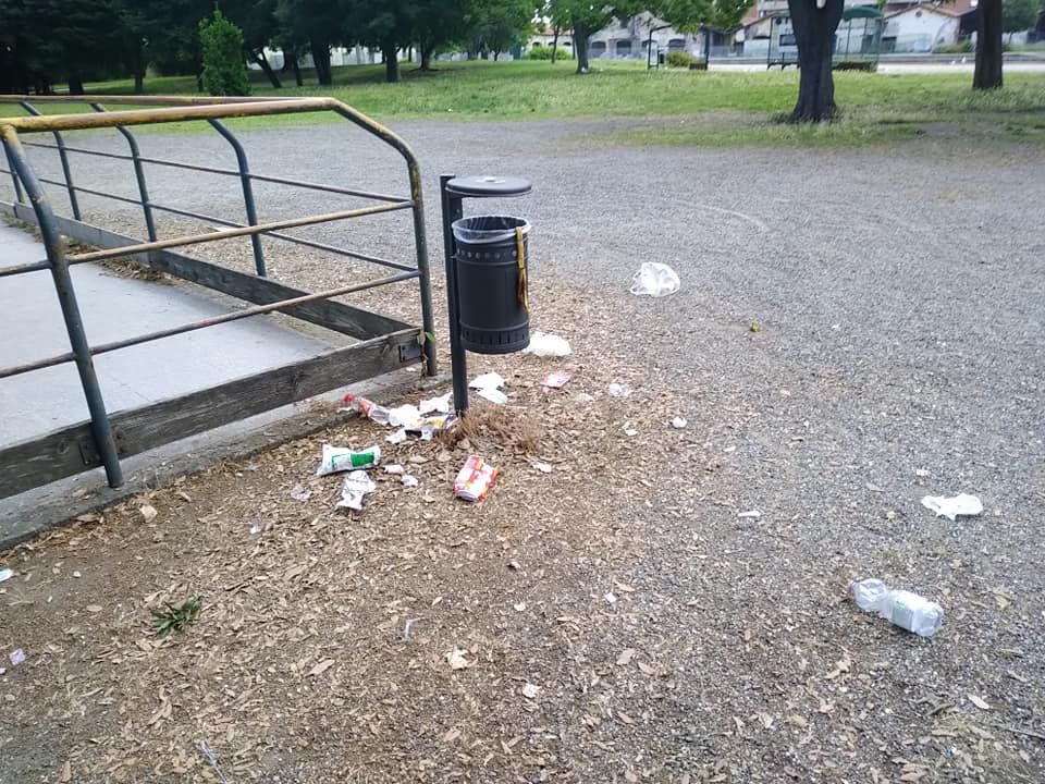 Inciviltà Una mattina al Parco Pertini