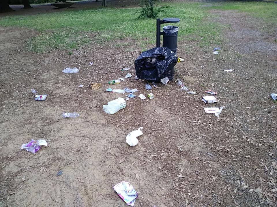 Inciviltà Una mattina al Parco Pertini