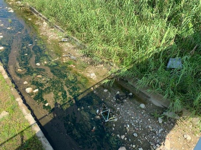 bici e monitor nel rio maggiore