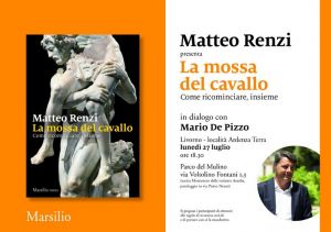 La mossa del cavallo, Renzi a Livorno per presentare il suo libro