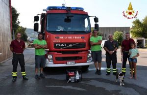 Donata una motopompa ai Vigili del Fuoco dell'Isola d'Elba