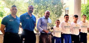 Karate i giovani atleti di Asd Esercito ricevuti dall'assessore allo sport di Lucca