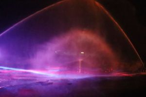 Mascagni Festival, i giochi di luce alla Terrazza e sul viale Italia