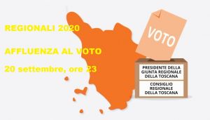 REGIONALI AFFLUENZA AL VOTO ore 23