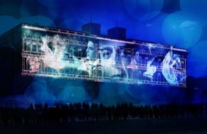 Videomapping dedicato a Pietro Mascagni sul lungomare di Livorno