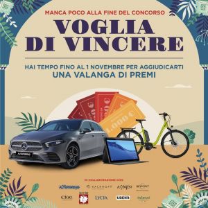 Ottimi i primi risultati del grande concorso “Voglia di Vincere”