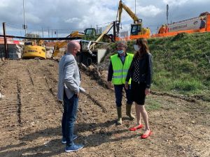 Post-Alluvione, sopralluogo di Salvetti e Cepparello in via Mondolfi