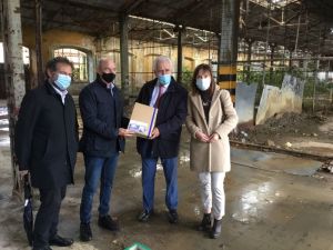 Nuovo Ospedale di Livorno, stamani il sopralluogo del presidente della Regione Toscana