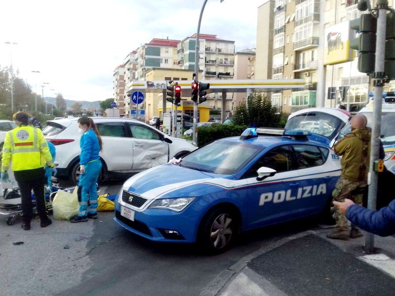 incidente mortale viale boccaccio incrocio con via lopez