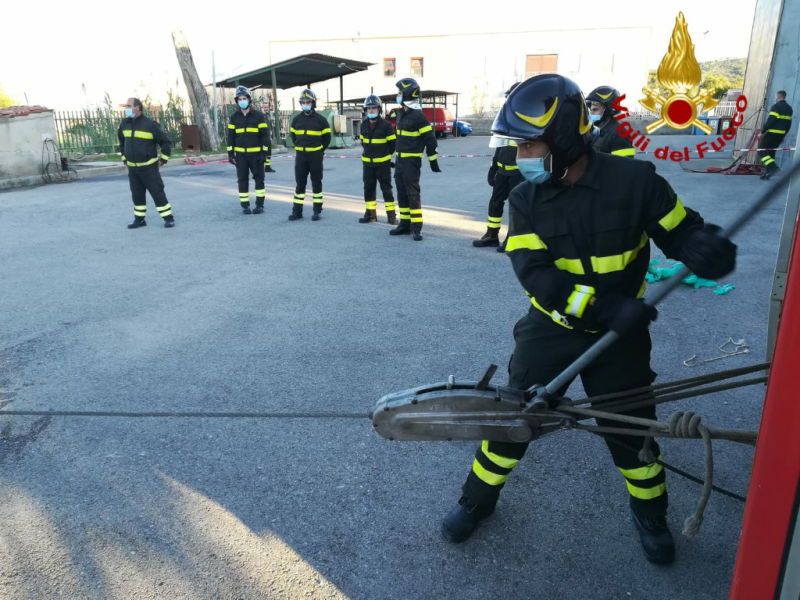 Elba Terminato il cosrso di formazione, diplomati 9 Vigili del Fuoco Volontari