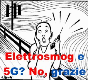elettrosmog e 5G No grazie logo