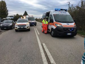 incidente frontale al Cisternino, 5 feriti
