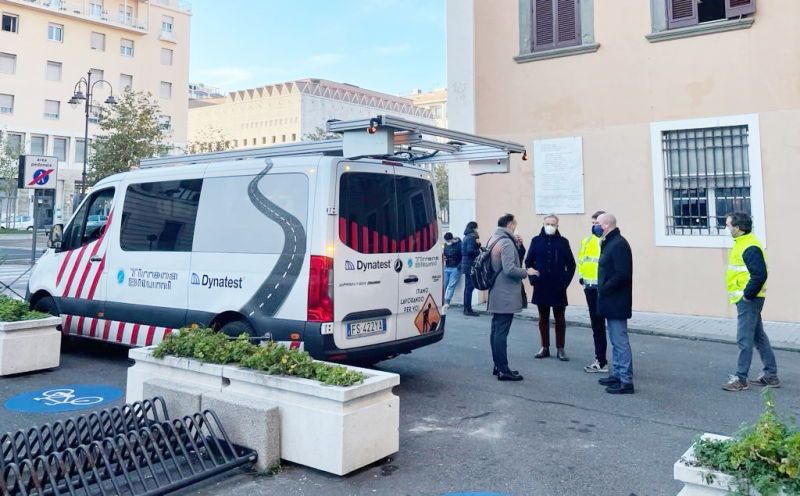 Buche stradali, presentato a Salvetti il veicolo che le individua e analizza