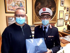 Cecina, Lippi Donate mascherine alle forze dell'ordine