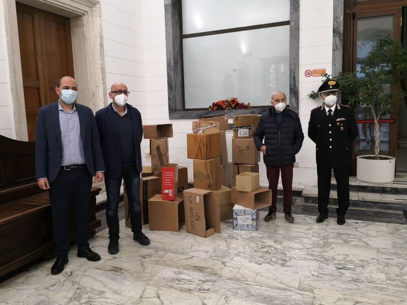 Inaugurata a Palazzo Granducale l’installazione artistica dello scultore Antonio Vinciguerra