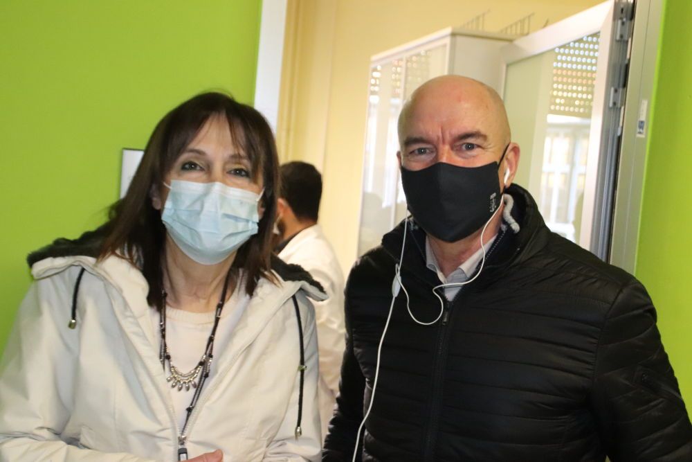 Vax Day, Maria Letizia Casani direttrice dell'Asl e Luca Salvetti