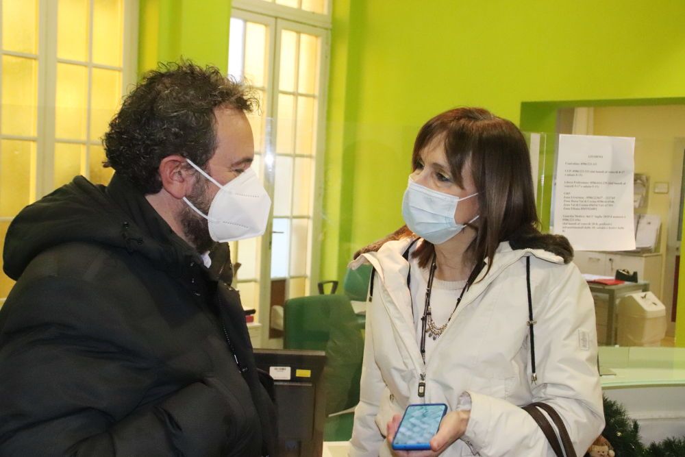 Vax Day, Maria Letizia Casani direttrice dell'Asl e il consigliere regionale Francesco Gazzetti