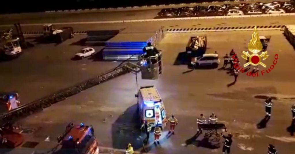 Incidente sul lavoro in porto, interviene il nucleo SAF