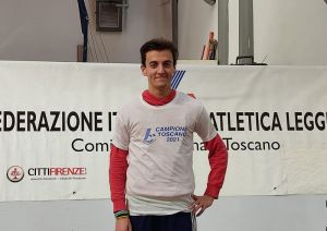 Andrea Vanchetti è campione toscano nei 60hs juniores con barriere a un metro