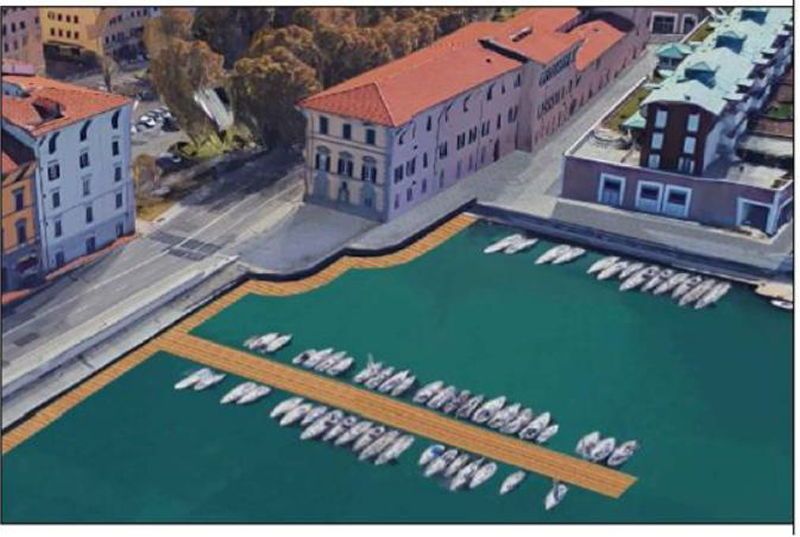 Urbanistica e mobilità Il sistema dei fossi, Il Porto Mediceo e la Bellana