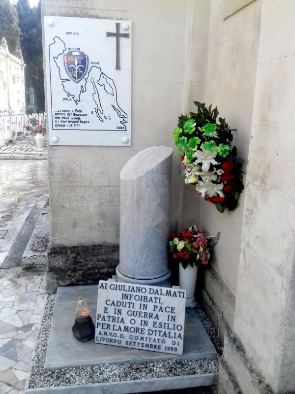 commemorazione martiri delle foibe al cippo presso il cimitero della misericordia
