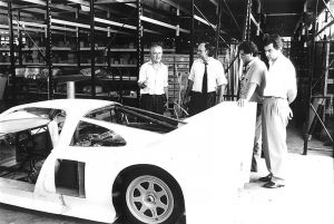 Giotto_Bizzarrini_at_work
