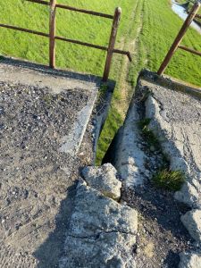 Il ponte sul fiume “La Tora “