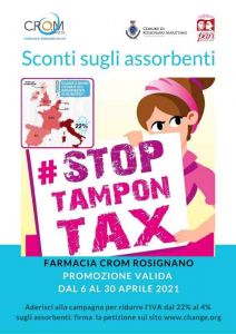 Stop Tampon Tax Poster